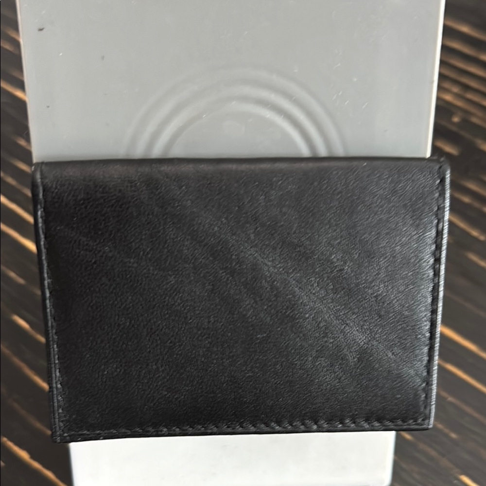 Genuine Leather Men’s 4 slot/pocket Card Holder ID Pocket Wallet